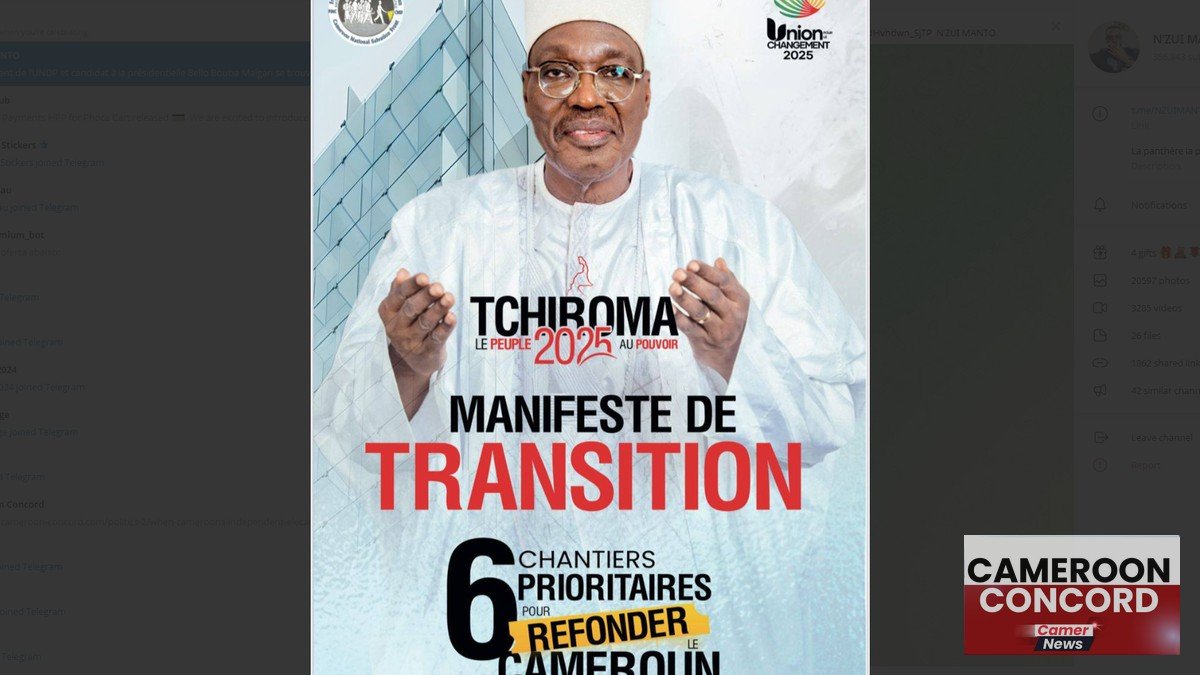 Issa Tchiroma presents 2025 Transition Manifesto ahead of election