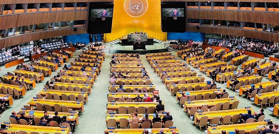 UNGA delegates walk out during Netanyahu speech on Gaza